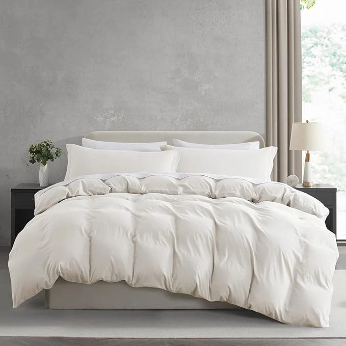 Top-Quality Nestl Off White Duvet Cover Full Size – Soft Prewashed Full Size Duvet Cover Set 3 Piece with Zipper Closure 1 Duvet Cover 80×90 inches and 2 Pillow Shams – No Comforter Powerful