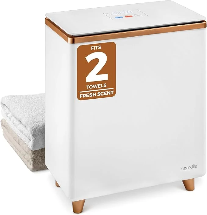 Sustainable SereneLife Luxury Rectangle Towel Warmer High-Quality