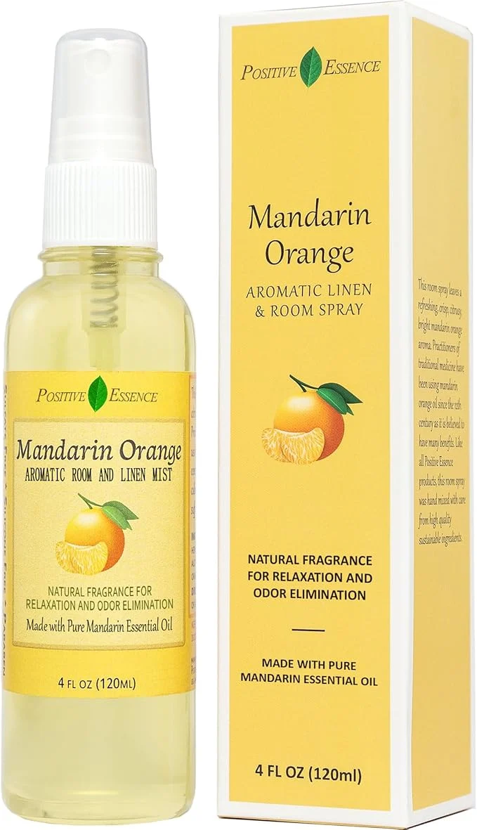 Responsible Mandarin Orange Linen and Room Spray Natural Air Freshener Made Fine Crafted