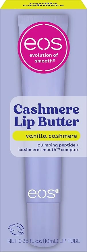 Next-Generation eos Cashmere Lip Butter – Vanilla Cashmere Smoothing Lip Mask Moisturizer Soft