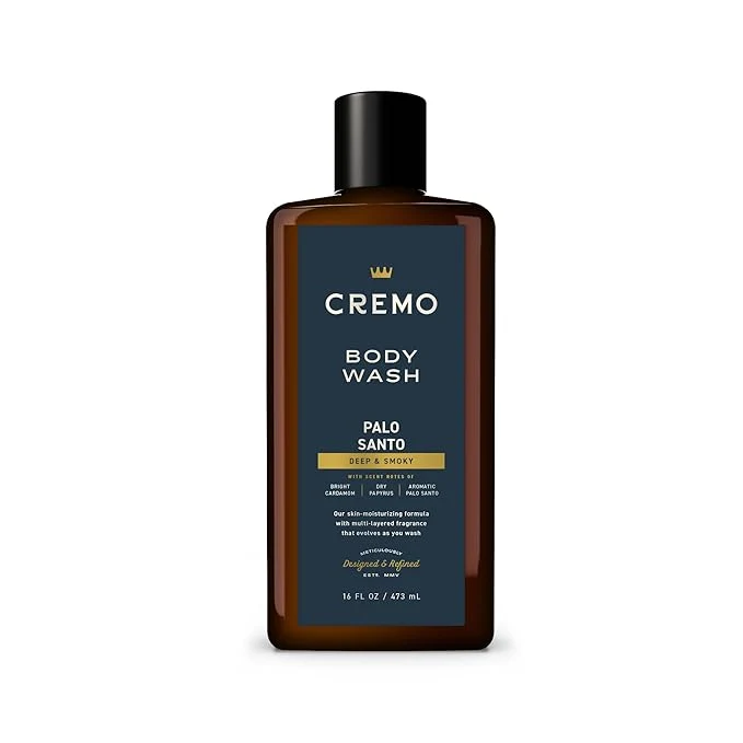Luxury Cremo Body Wash for Men Rich-Lathering Palo Santo 16 Fl Oz Versatile