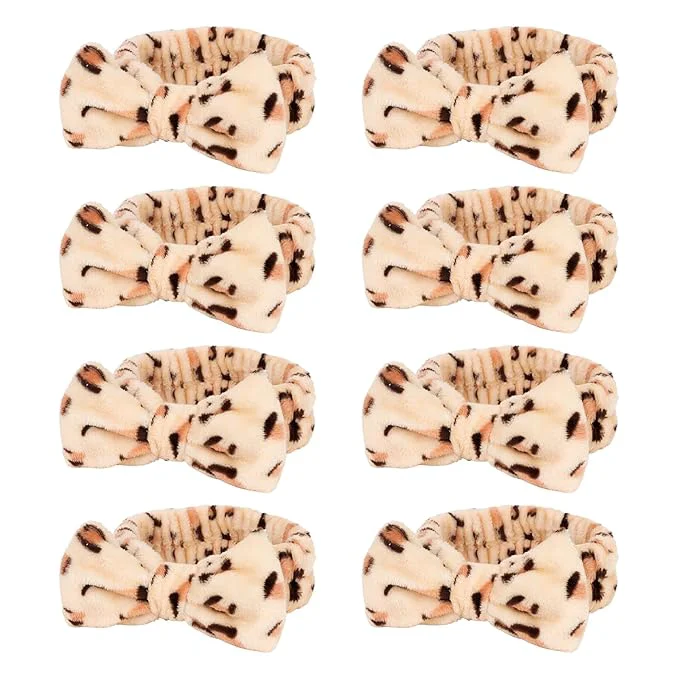 Exclusive Semato Leopard Spa Headband Bachelorette Party Favor Set Skincare Headbands Unique