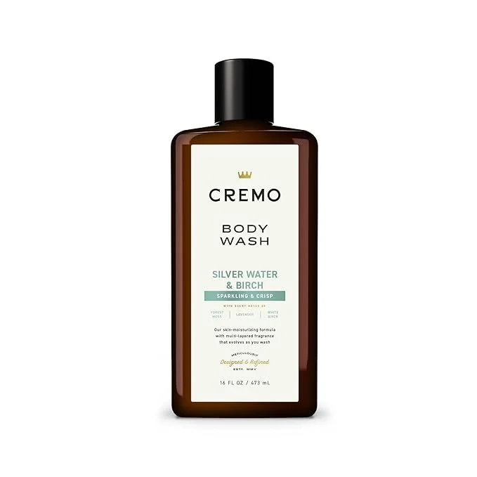 Trusted Cremo Body Wash for Men Rich-Lathering Silver Water Birch 16 Fl Oz High-End