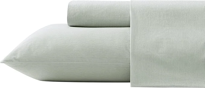 Healthy Tommy Bahama – Queen Sheets Washed Percale Cotton Bedding Set Soft amp Breathable Bedroom Decor with Deep Pockets Island Cays Stripe Green Queen Long-Lasting