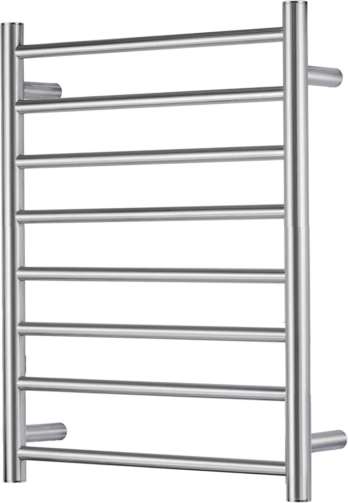 Genuine Towel Warmer Bathroom Wall Mounted Drying Rack Plug-in Electric Heated Towel Natural