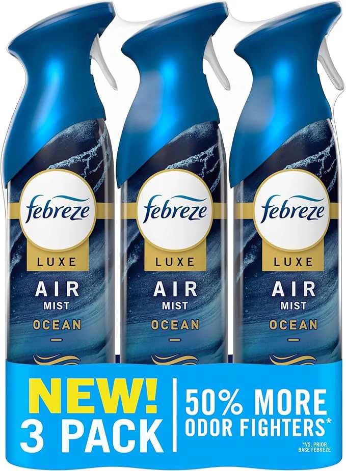 Sustainable Febreze Air Mist Luxe Air Freshener Spray Odor Fighting Room Spray Deodorizer Sophisticated