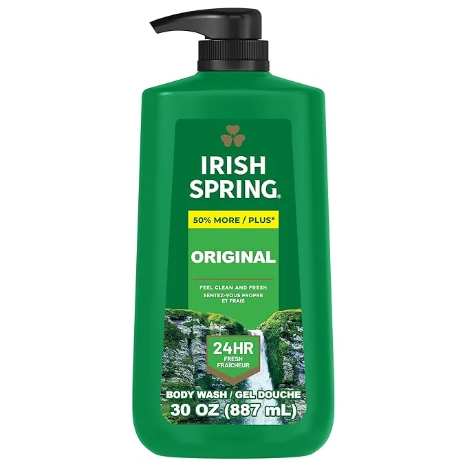 Green Irish Spring Moisturizing Body Wash Selected