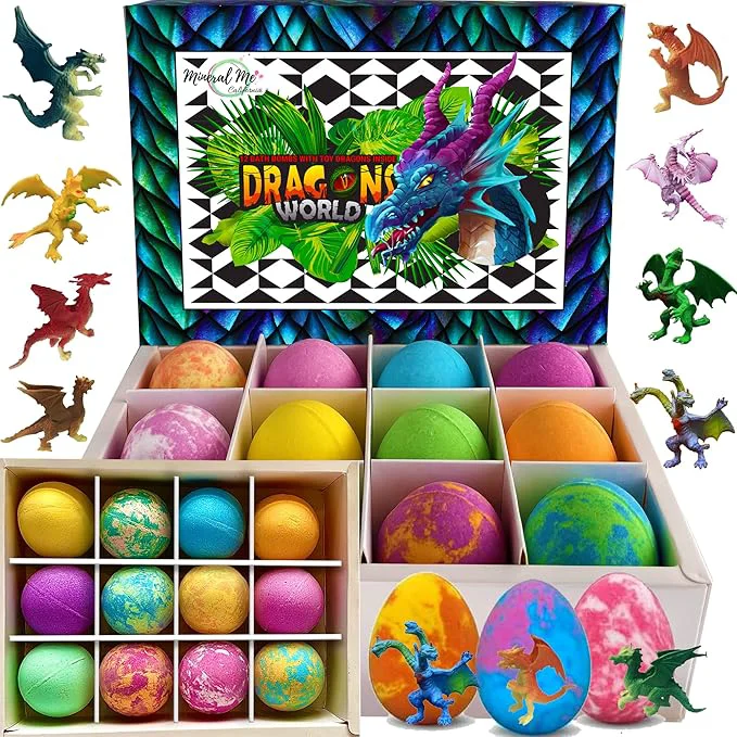 Clean Bath Bombs for Kids with Surprise Inside Outstanding