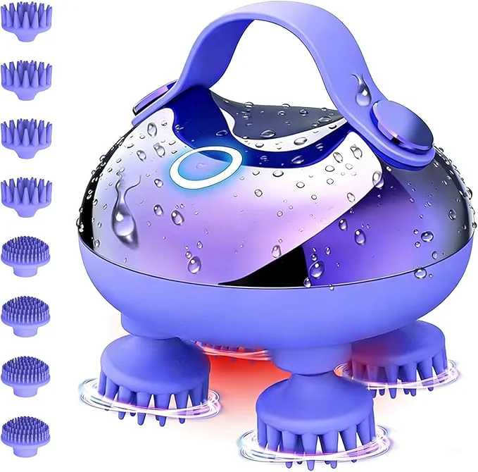 Smart Scalp Massager Electric Portable Scalp Massager Tool Waterproof Head Massage Safe
