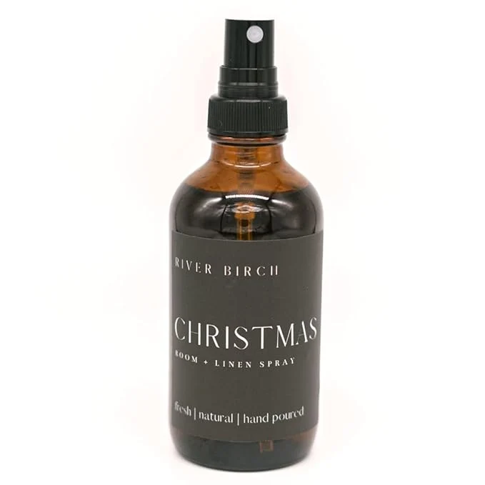Elegant River Birch Christmas Scented Linen and Room Spray Home Fragrance 4 oz Sustainable