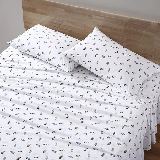 Natural Eddie Bauer – King Sheets Cotton Percale Bedding Set Crisp amp Cool Home Decor Explore Lantern White King Sustainable