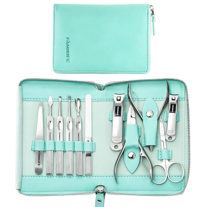 Clean FAMILIFE Manicure Kit for Women Professional Manicure Set Nail Clippers Set 11 Trusted