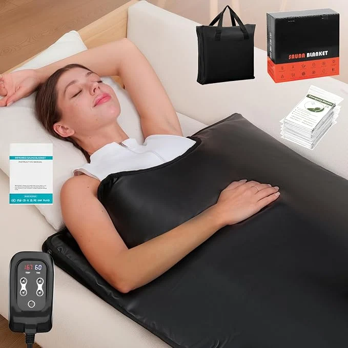Top-Quality Infrared Sauna Blanket for Home Portable Far Infrared Heating Blanket for Full Eco-Friendly