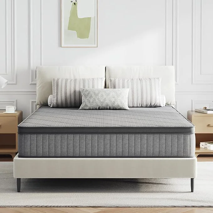 Smooth Novilla 10 inch Full Size Mattress NanoGEL™ Full Mattress with Smarts™ Coil for Motion Isolation amp Pressure Relief amp Cool Night Sleep Medium Firm Hybrid Mattresses in a Box CertiPUR-US Dependable