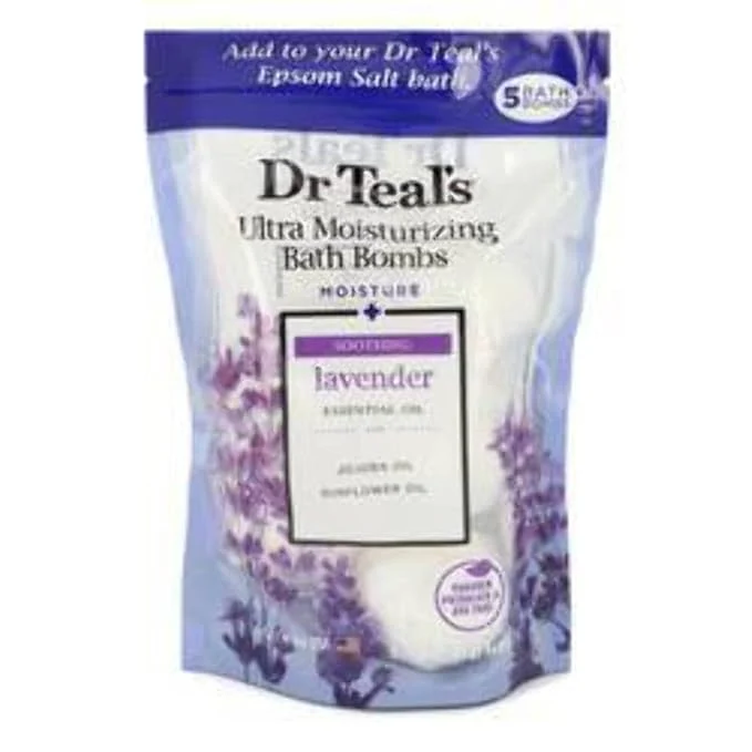 Pure Dr Teals Ultra Moisturizing Bath Bomb Lavender Recyclable