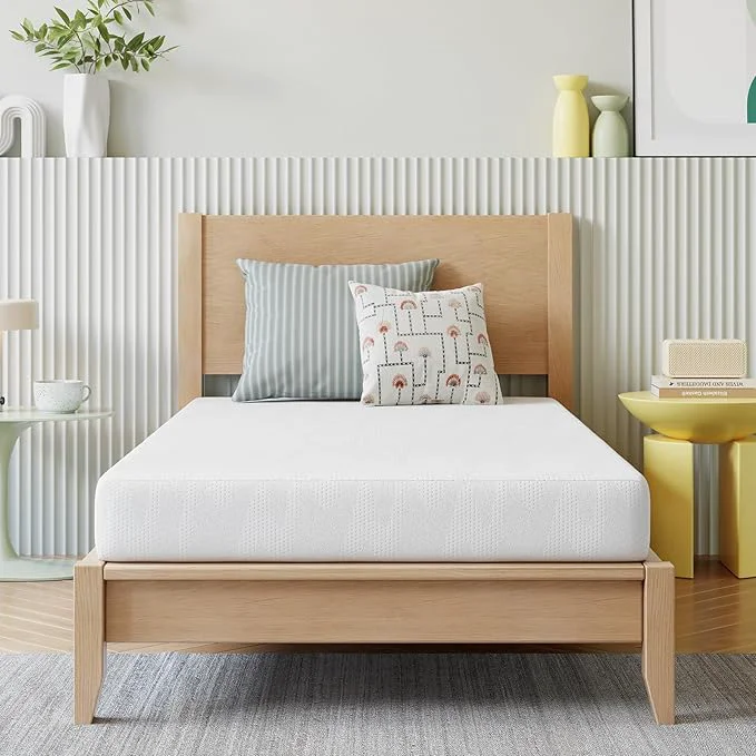 Prestigious Novilla Twin Mattress for Kids 5 Inch Twin Bed Mattresses in a Box Gel Memory Foam Mattresses for Cooling Night Sleep Pressure Relief CertiPUR-US White High-Quality