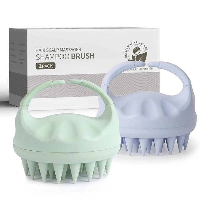 Fine Crafted Sndyi 2 PCS Scalp Massager Shampoo Brush Scalp Scrubber Long-Lasting