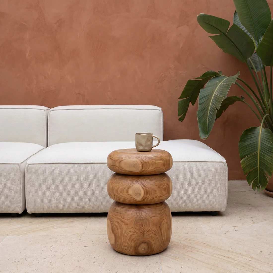 Traditional Tao sidetable stool Exclusive