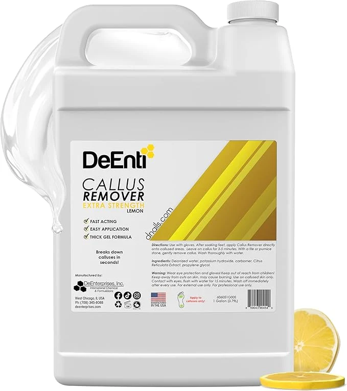 Consistent DeEnti Callus Remover for Feet Extra Strength Foot Callus Remover Gel Solid