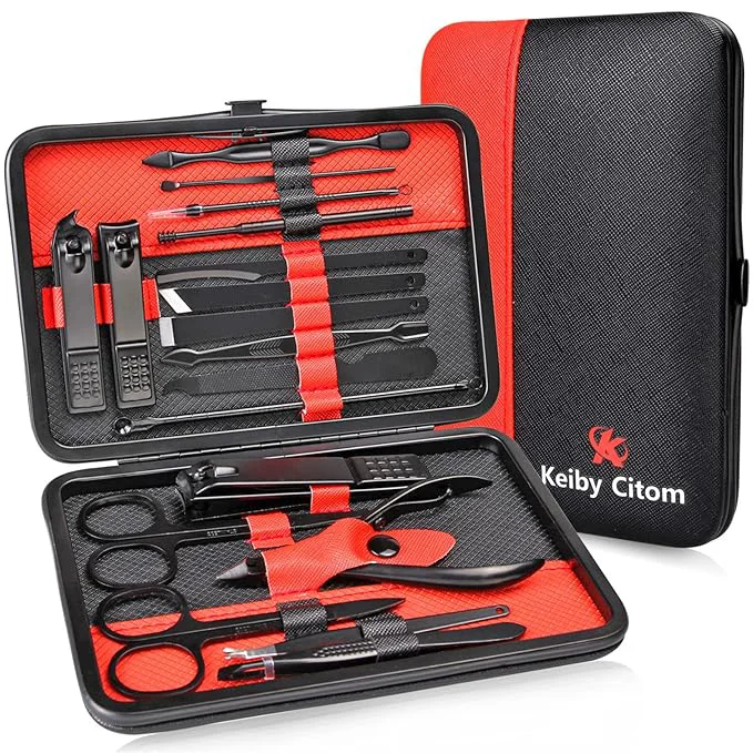 Quality Manicure Set Professional Nail Clippers Kit Pedicure Care Tools- Stainless Breathable