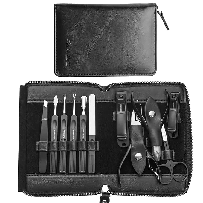 Versatile FAMILIFE Professional Manicure Set Manicure Kit Nail Clippers Set 11 in 1 Proven