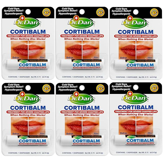 Trusted Dr. Dan’s Cortibalm-6 Pack-for Dry Cracked Lips Clean