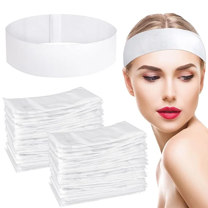 Exclusive obeoby 150 Pieces Disposable Hairband Reusable