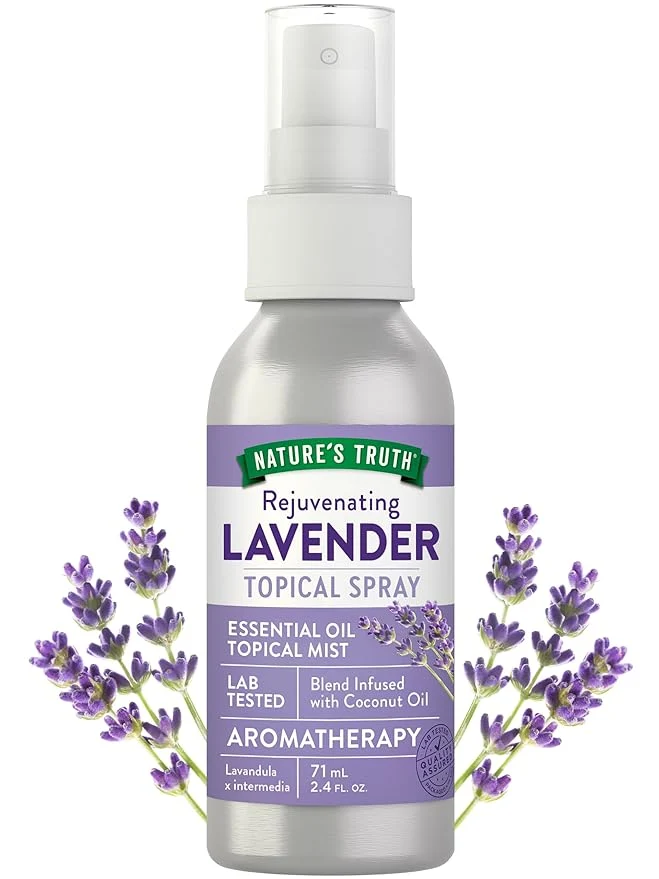 Exceptional Nature’s Truth Lavender Essential Oil Spray 2.4 fl oz Room Aroma Mist Trendy