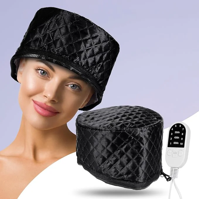 Eco-Friendly Electric Hair Steamer Cap Hair Care Hat Heating Cap Trendy