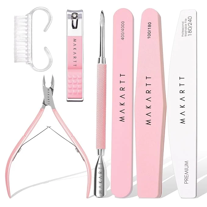 Unique Makartt Nail File and Buffer Set Manicure Care Kit Clean