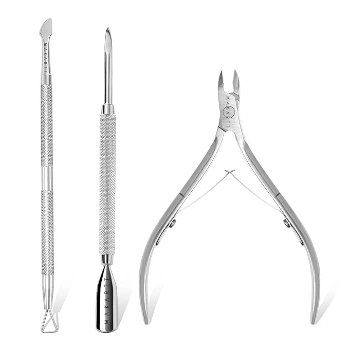 Secure Makartt Cuticle Trimmer with Cuticle Pusher Classic