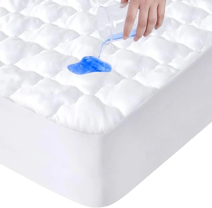 Premium Material Mattress Protector Waterproof Twin Size for Kid Soft amp Cooling Twin Mattress Pad Cover Quilted for Single Bed Fitted with Deep Pocket up to 14 quot Depth World-Class