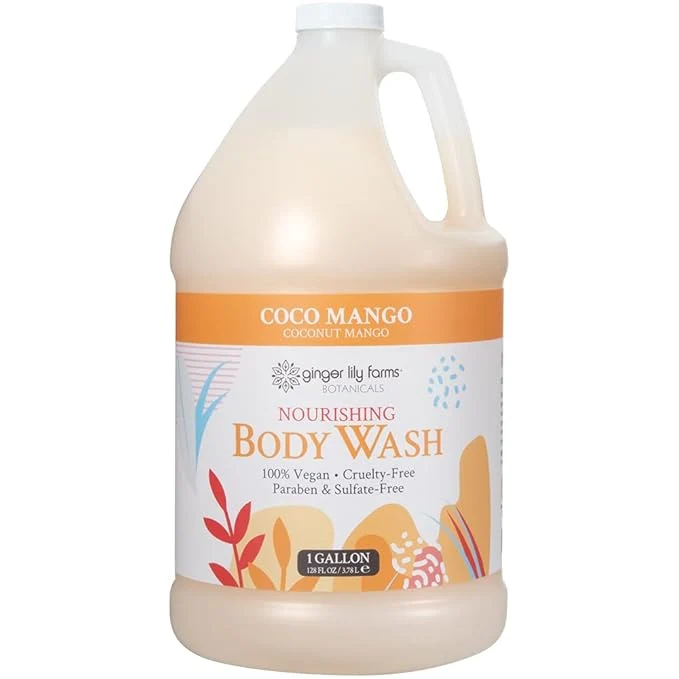 Effective Ginger Lily Farms Botanicals Nourishing Body Wash Coco Mango Vegan Elegant