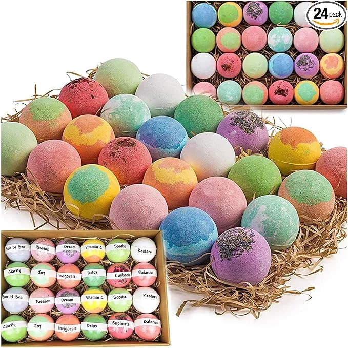 Breathable Bulk Bath Bombs Gift Set Traditional