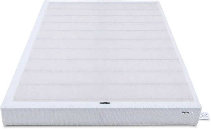 Consistent Amazon Basics Smart Box Spring Bed Base 5-Inch Height Mattress Foundation Tool- Easy Assembly Metal Support Full 74 quot x 53 quot Optimized