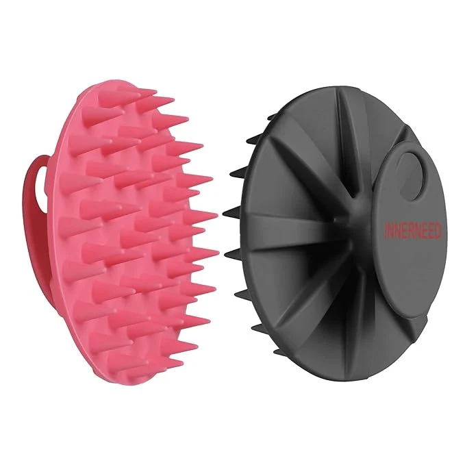 Reusable INNERNEED Scalp Massager Shampoo Brush Wet Dry Manual Scalp Care Head Stylish