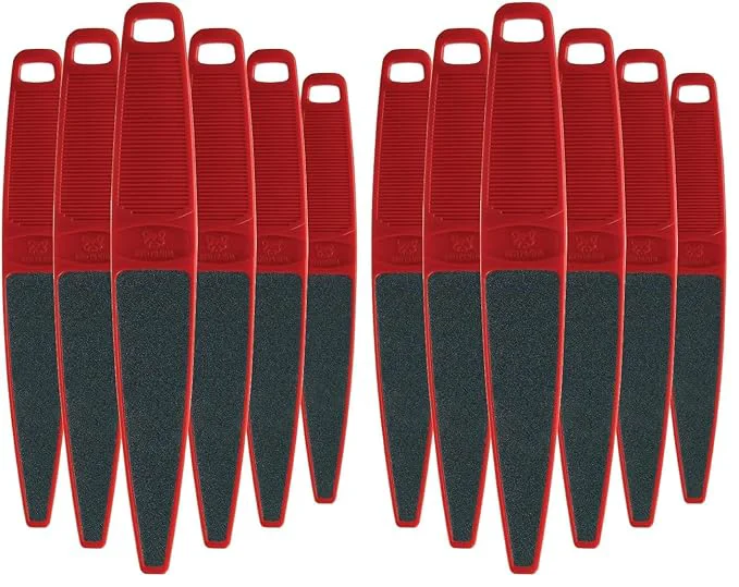 Green ForPro Red Panda Foot File 60 100 Grit Double-Sided Pedicure File Secure