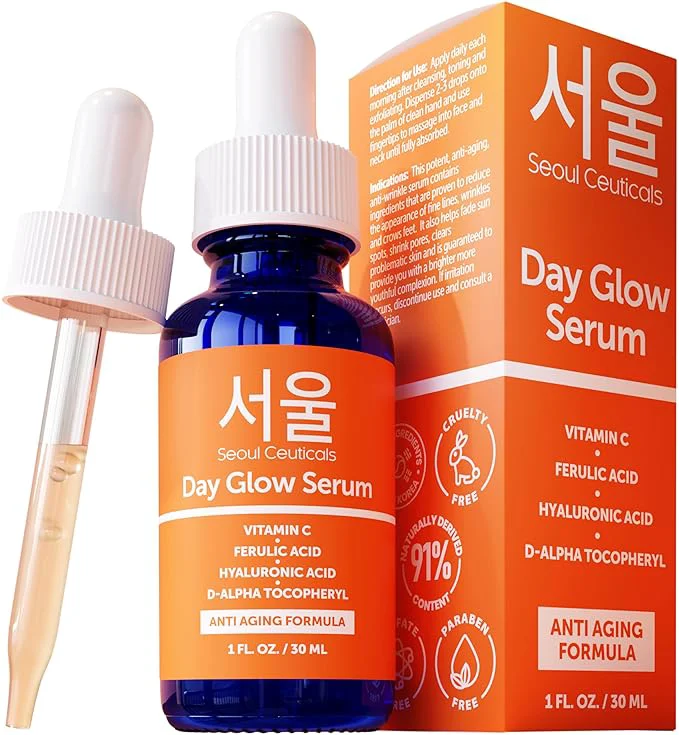 Effective SeoulCeuticals Korean Skin Care 20 Vitamin C Hyaluronic Acid Serum CE Original