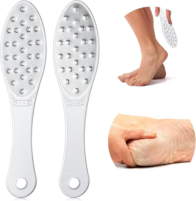 Exceptional 1 Pcs Stainless Steel Foot File Callus Remover Double Sided Metal Foot Rasp Modern