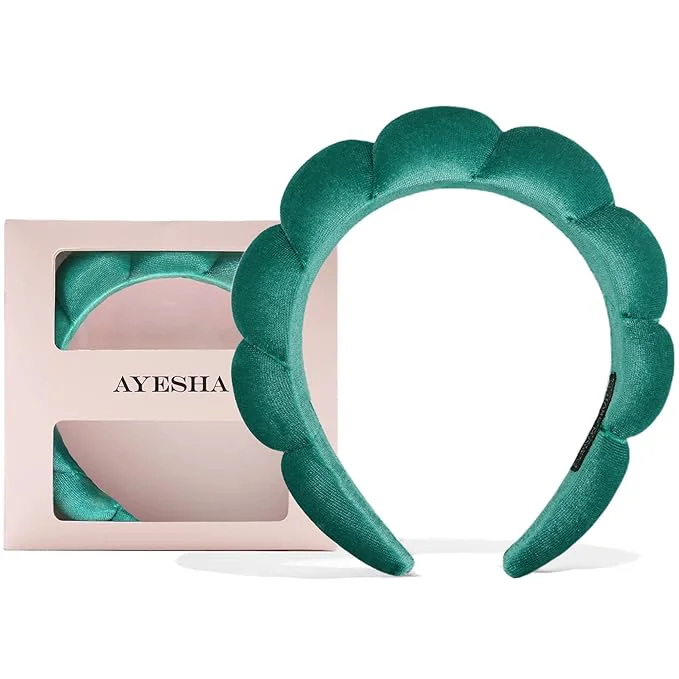 Detailed Ayesha Soft Velvet Headband for Women and Girls Wrap Hairband for Washing Face Quality