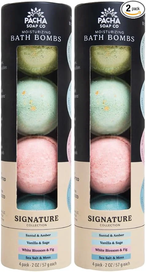 Classic PACHA SOAP Co. Froth Bath Bomb Pacha Peaces and Patchouli Lemongrass Durable