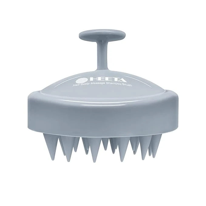 Contemporary HEETA Scalp Massager Hair Growth Soft Silicone Scalp Scrubber Shampoo Brush Healthy