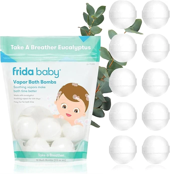 Organic Frida Baby Natural Vapor Bath Bombs Expertly Made