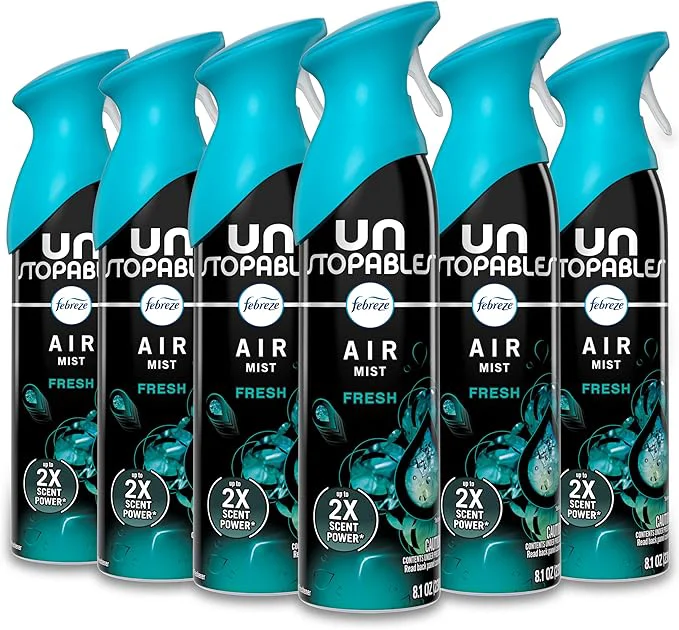 Authentic Febreze Air Mist Air Freshener Spray Odor Fighting Room Spray Deodorizer Refined