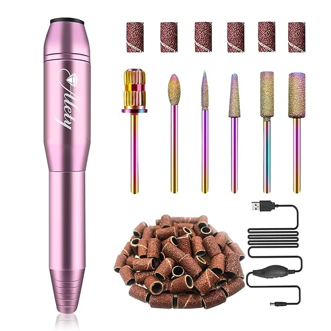 Solid Alety Electric Nail Drill Kit Portable File Premium