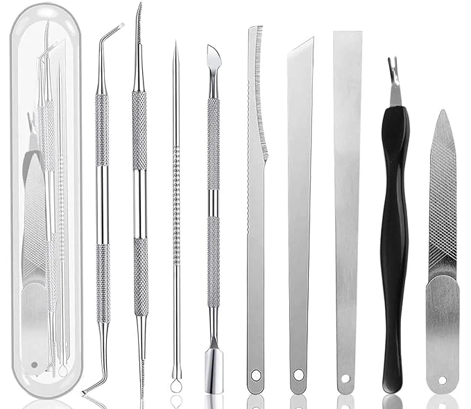 Environmentally Friendly Ingrown Toenail File and Lifters Set Ingrown Toenail Treatment Pedicure Kit Contemporary