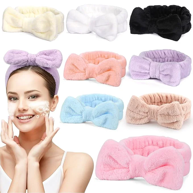 World-Class UMIKU 8 Pack Facial Headbands for Women Proven