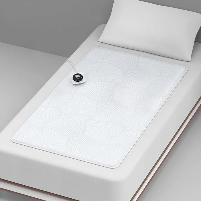 Enhanced MINI Twin Size Electric Heated Mattress Pad – Bed Warmer with Memory amp Preheat Functions 12 Heat Settings Single Control for 1-12 Hours Auto Off Lighted Button Fine Crafted