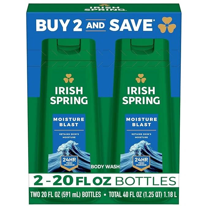 Comfortable Irish Spring Moisture Blast Body Wash Long-Lasting