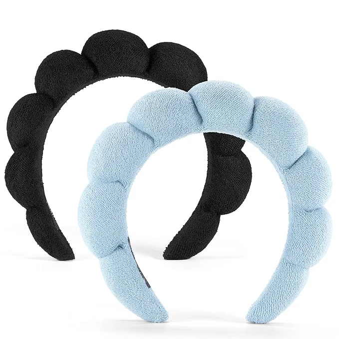 Flexible Ztomine Face Wash Headband Puffy Makeup Headbands Practical